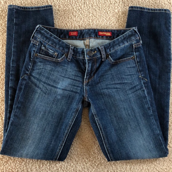 Express EUC Stella Skinny Blue Jeans - Size 2 Regular